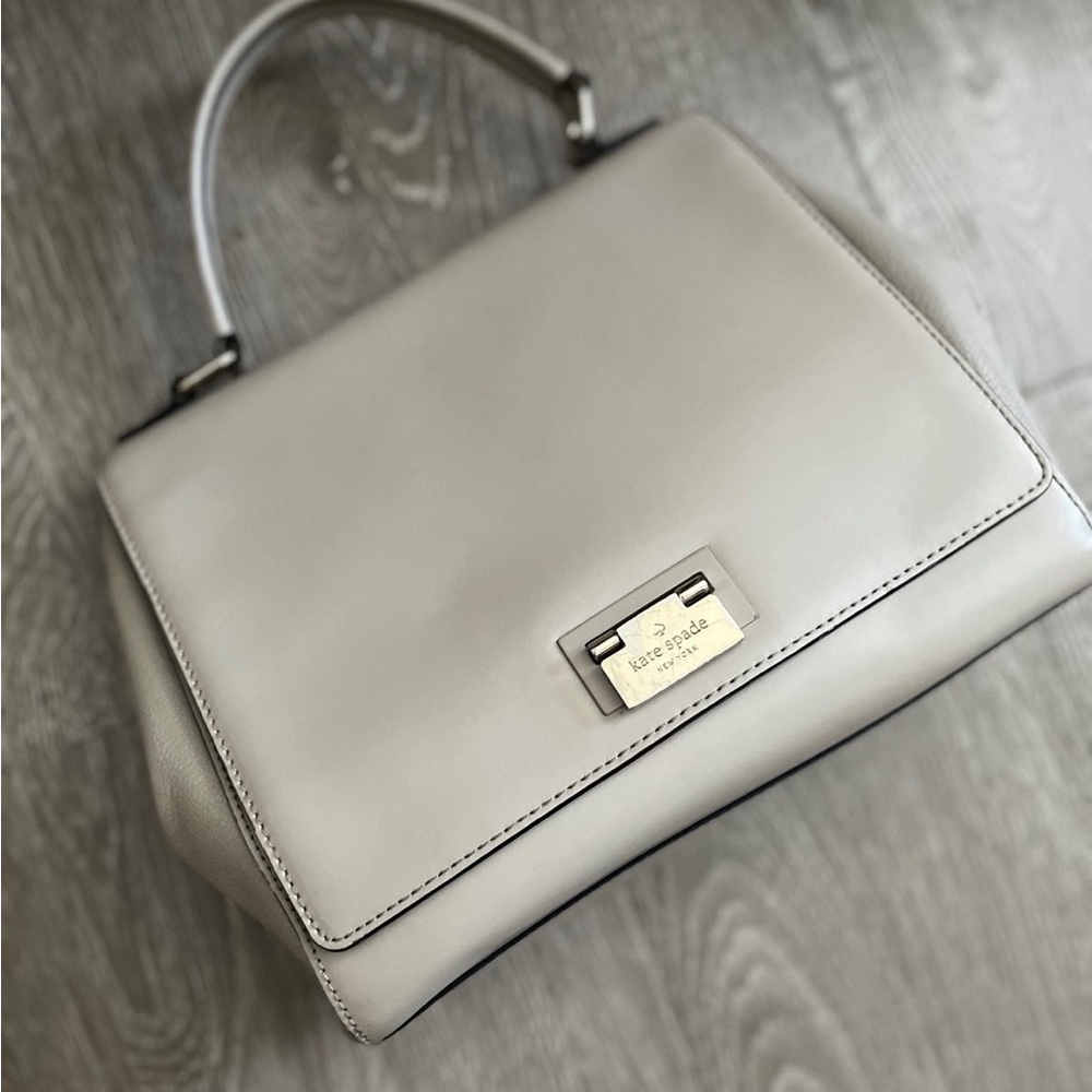 Kate Spade Tan Top Handle purse with strap